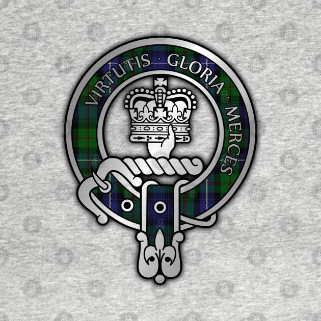 Clan Donnachaidh / Robertson Hunting Tartan Crest by Taylor'd Designs
